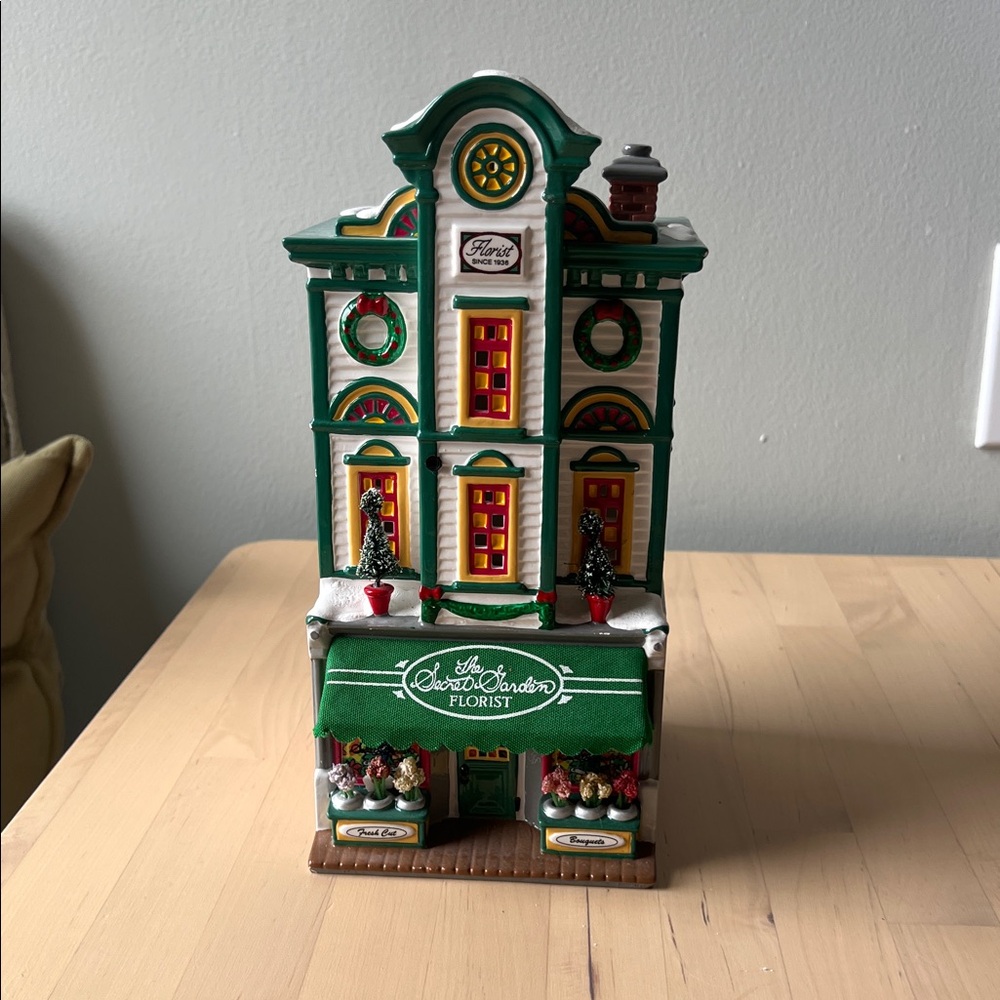 The Secret Garden Florist Department 56 Snow Village Christmas Village House